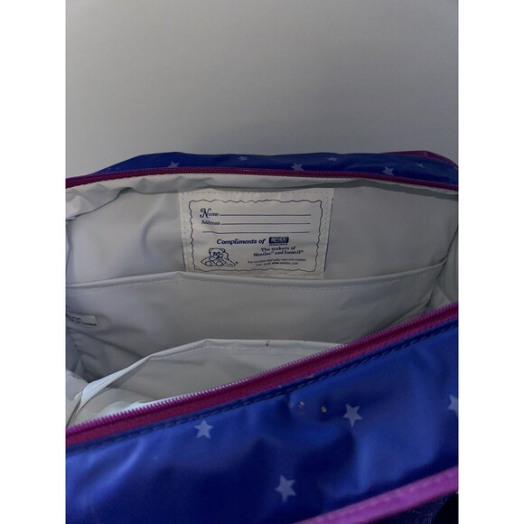 Vintage Ross Similac Baby Teddy Bear Diaper Bag Insulated Blue Hospital Bag - Picture 6 of 7